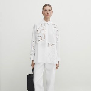Massimo Dutti Cotton Crochet Shirt (Can’t find in the US!)